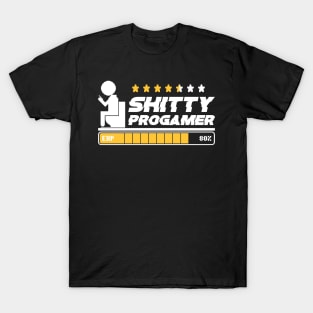 Progamer Gaming Shitty Gamer T-Shirt